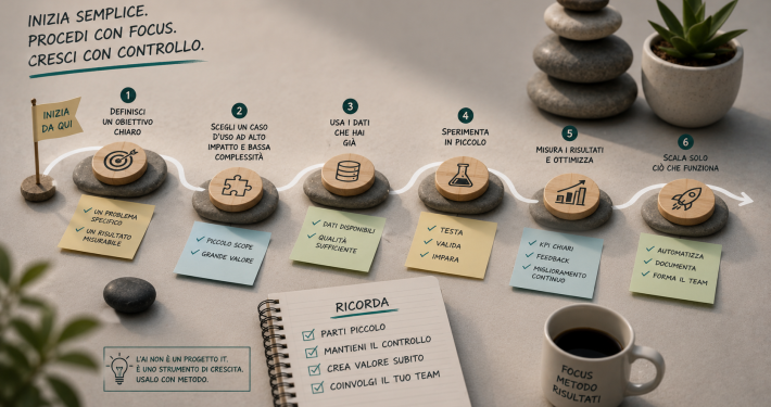 Articolo 25 - immagine 4 Come iniziare senza trasformare l’AI in un progetto ingestibile