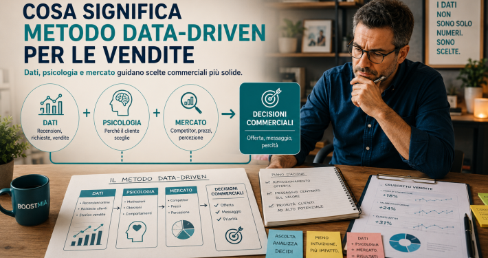 Cosa significa metodo data-driven per le vendite