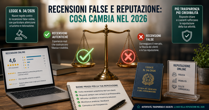 Articolo 29 - Immagine 4 Recensioni false e reputazione: cosa cambia nel 2026