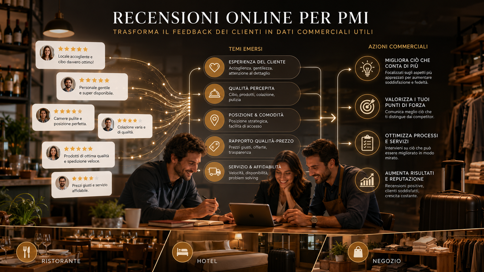 Articolo 29 - Immagine Hero Recensioni online per PMI: come trasformarle in dati commerciali utili