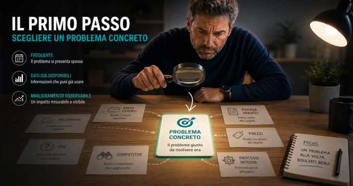 articolo 30 - Immagine 2 Il primo passo: scegliere un problema concreto