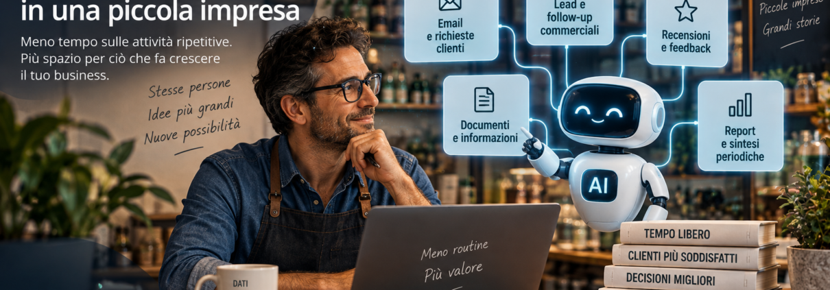 Quali processi automatizzare con l’AI in una piccola impresa