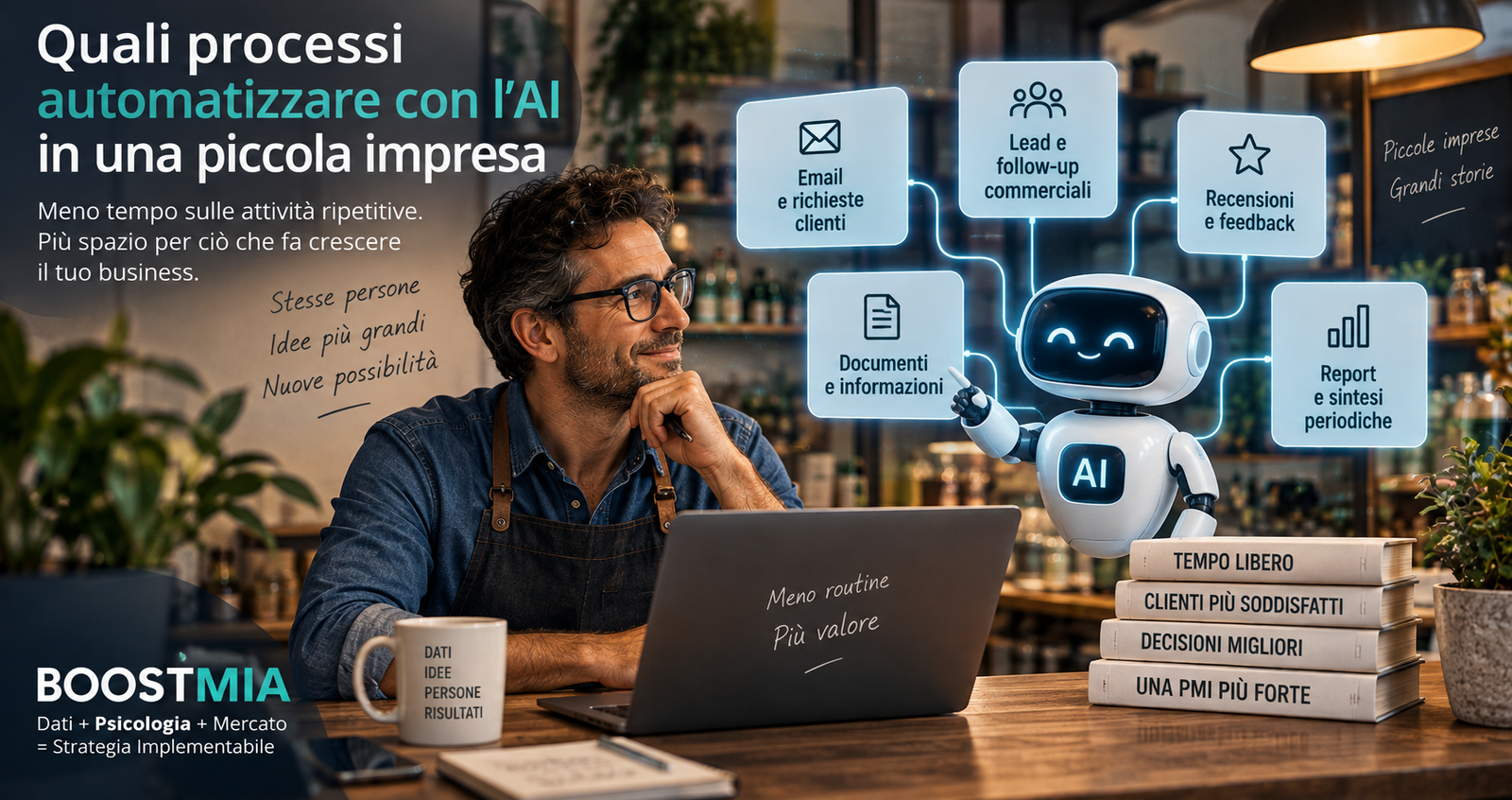 Articolo 30 - immagine Hero Quali processi automatizzare con l’AI in una piccola impresa